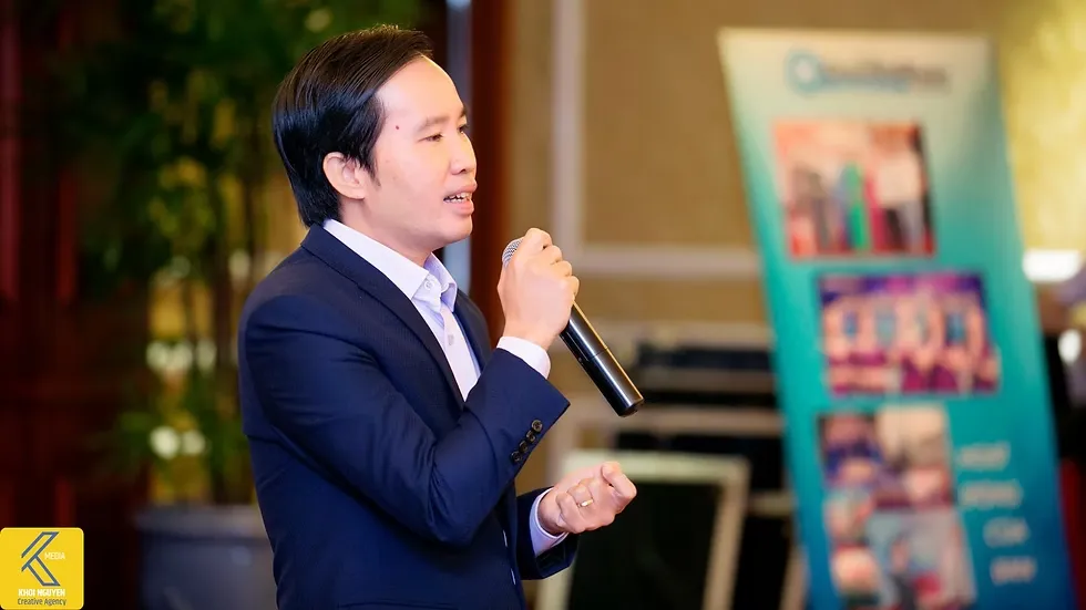 Đại diện Khôi Nguyên Creatives phát biểu tại sự kiện